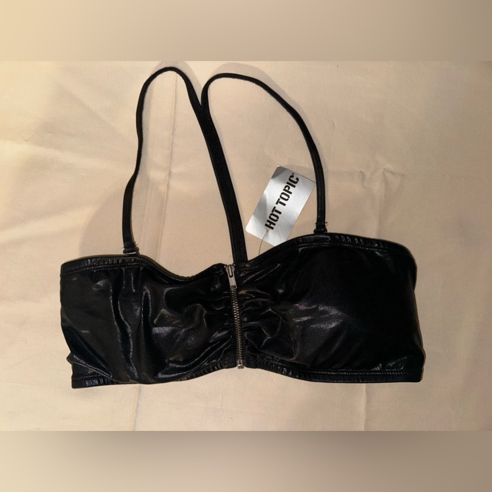 NWT Hot Topic black festival bralette